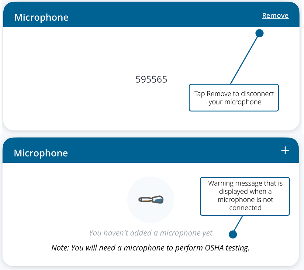 A compilation of screenshots with annotation describing how to remove a microphone.