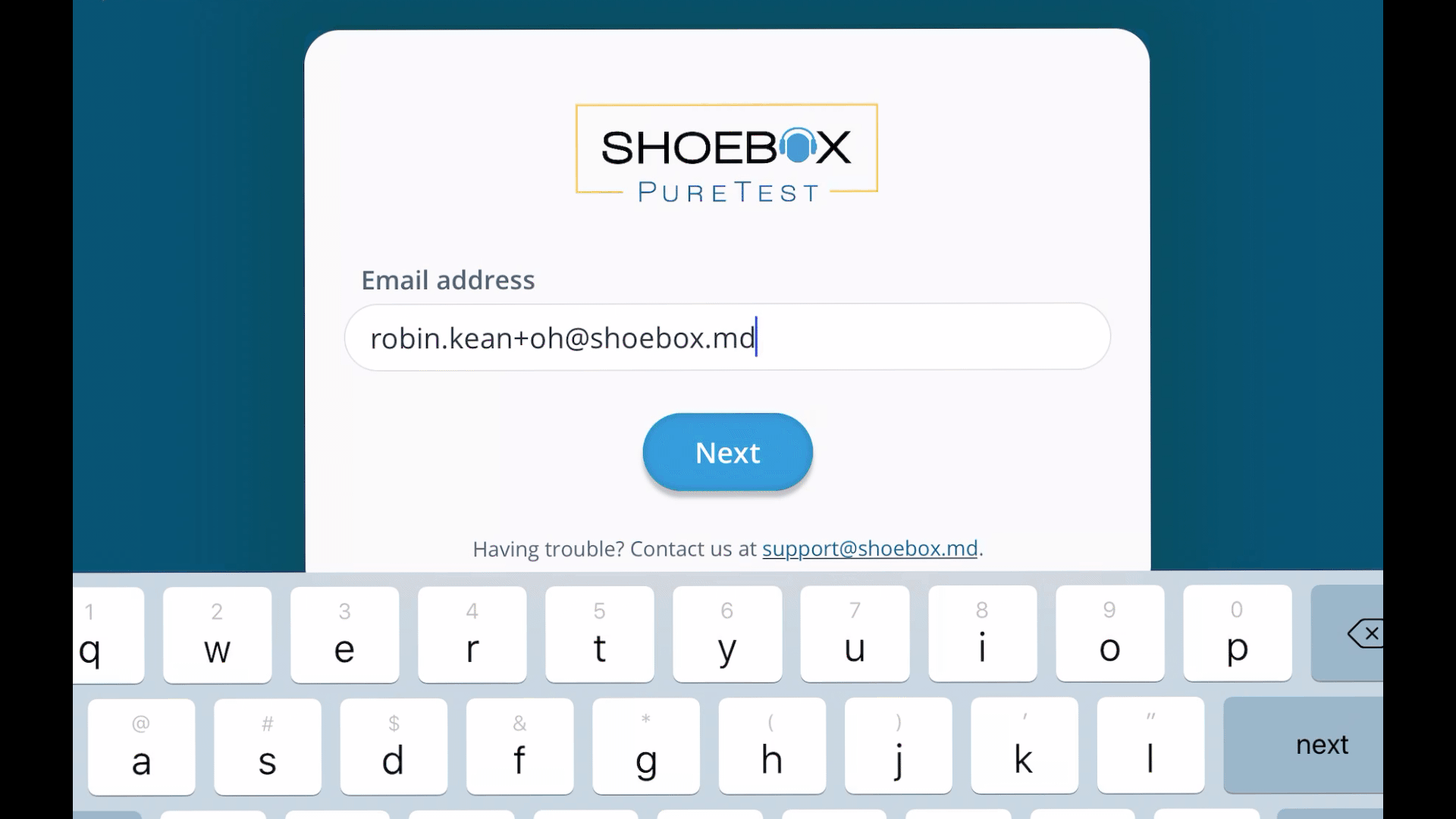 An animated gif showing screenshots of a user logging in using SSO. 