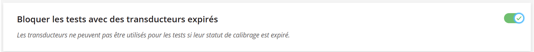 Une capture d'écran du paramètre « Test de blocage avec des écouteurs périmés ».