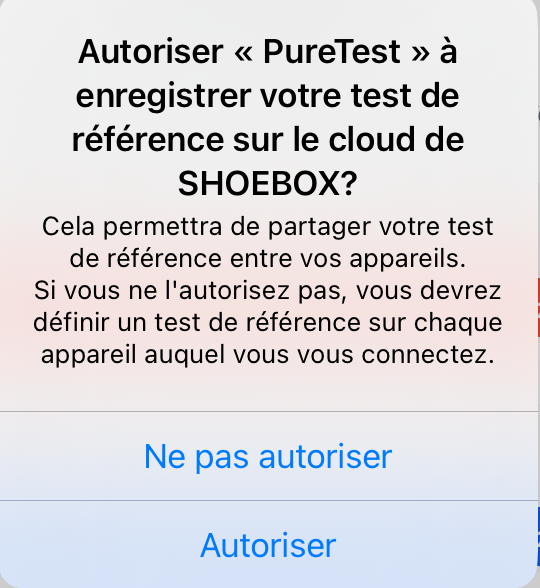 Une capture d'écran de la fenêtre de dialogue invitant l'utilisateur à enregistrer sa configuration de base.
