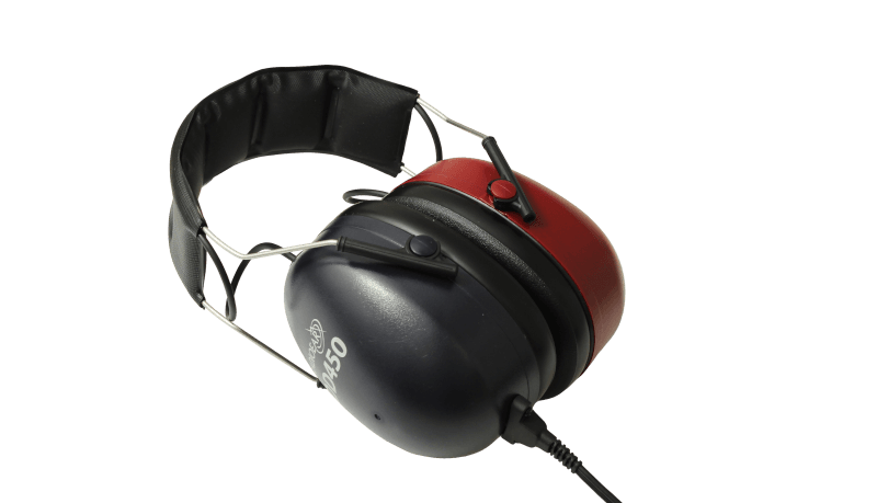 A photograph of a pair of DD450 headphones.